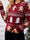 Thickened knit Cartoon Jacquard Crewneck Pullover Rib Christmas Sweater