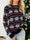 Snowflake Jacquard Crewneck Pullover Christmas Sweater