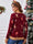 Cartoon Jacquard Thickened knit Crewneck Pullover Christmas Sweater