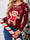 Cartoon Jacquard Thickened knit Crewneck Pullover Christmas Sweater