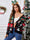 V-Neck Long Sleeve Cardigan Christmas Sweater