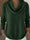 Women's Retro Soft Triangle Neck Solid Color Sweater