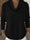Women's Retro Soft Triangle Neck Solid Color Sweater