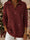 Polo Collar Shiny Loose Christmas Sweater
