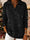 Polo Collar Shiny Loose Christmas Sweater