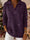 Polo Collar Shiny Loose Christmas Sweater