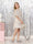 A-Line/Princess Sequin Half Sleeves Scoop Neck Mini Flower Girl Dresses