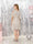 A-Line/Princess Sequin Half Sleeves Scoop Neck Mini Flower Girl Dresses