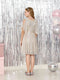 A-Line/Princess Sequin Half Sleeves Scoop Neck Mini Flower Girl Dresses