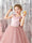 Ball-Gown Tulle Satin Sleeveless Scoop Neck Floor-Length Flower Girl Dresses