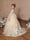 Ball-Gown Lace Long Sleeves Cap Straps Floor-Length Flower Girl Dresses