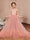 A-Line/Princess Chiffon Sleeveless Square Neck Floor-Length Junior Bridesmaid Dresses