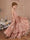 A-Line/Princess Lace Chiffon Sleeveless Scoop Neck Floor-Length Junior Bridesmaid Dresses
