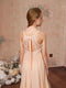 A-Line/Princess Chiffon Sleeveless Scoop Neck Floor-Length Junior Bridesmaid Dresses