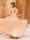 A-Line/Princess Lace Short Sleeves Scoop Neck Floor-Length Junior Bridesmaid Dresses