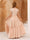 A-Line/Princess Lace Short Sleeves Scoop Neck Floor-Length Junior Bridesmaid Dresses