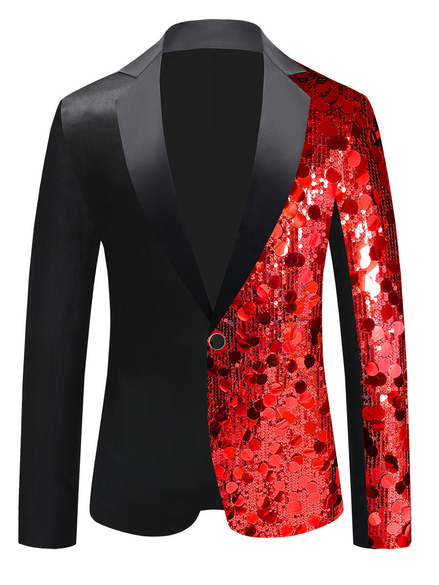Tailored Fit Notched Lapel Single Breasted One-Button Men&