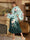 Hand Painted Colorful Floral Long Elegant Women's Robes