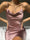 Women's Spaghetti Straps Sexy Robes with Split Side