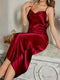Sheath/Column Spaghetti Straps Ankle-Length Women's Robes