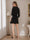 Women's Floral Embroidery Spaghetti Straps Short Robe Set
