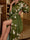Hand Painted Magnolia Flower 3/4 Sleeves Long Women's Robes