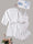 Women's White Short/Mini Four Pieces Sexy Robe Set with Lace Trim