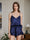 Short/Mini Sleeveless Spaghetti Straps Two Pieces Robe Set with Ruffles