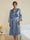 Women's 3/4 Sleeves Knee-Length Solid Colored Casual Robes