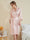 Women's 3/4 Sleeves Knee-Length Solid Colored Casual Robes