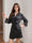 Women's Long Sleeves Short/Mini Solid Colored Lace Elegant Robes