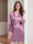 Women's Long Sleeves Short/Mini Solid Colored Lace Elegant Robes
