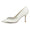 Women's Lace Closed Toe Rhinestone Stiletto Heel Evening Shoes