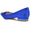 Women's Silk Satin Closed Toe With Rhinestone Flat Heel Wedding Shoes