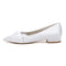 Women's Silk Satin With Flower Closed Toe Flat Heel Evening Shoes
