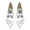 Women's Silk Satin With Flower Closed Toe Flat Heel Party Shoes