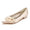 Women's Silk Satin With Flower Closed Toe Flat Heel Party Shoes
