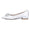 Women's Silk Satin Closed Toe With Rhinestone Flat Heel Wedding Shoes