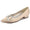 Women's Silk Satin With Closed Toe Rhinestone Flat Heel Party Shoes