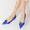 Women's Flower Silk Satin With Rhinestone Closed Toe Flat Heel Wedding Shoes