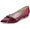 Women's Silk Satin Rhinestone With Closed Toe Flat Heel Evening Shoes