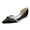 Women's Silk Satin Closed Toe With Flat Heel Rhinestone Wedding Shoes