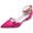 Women's Silk Satin With Flat Heel Ankle Strap Rhinestone Closed Toe Party Shoes