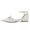 Women's Stretch Glitter With Ankle Strap Bowknot Rhinestone Closed Toe Flat Heel Party Shoes