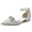 Women's Stretch Glitter With Ankle Strap Bowknot Rhinestone Closed Toe Flat Heel Party Shoes