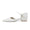 Women's Lace Silk Satin With Ankle Strap Lace Closed Toe Flat Heel Evening Shoes
