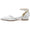 Women's Lace With Ankle Strap Lace Closed Toe Flat Heel Wedding Shoes