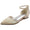 Women's Lace With Ankle Strap Lace Closed Toe Flat Heel Wedding Shoes