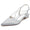 Women's Rhinestone Closed Toe Silk Satin With Ankle Strap Flat Heel Wedding Shoes