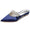 Women's Silk Satin With Closed Toe Flat Heel Rhinestone Wedding Shoes